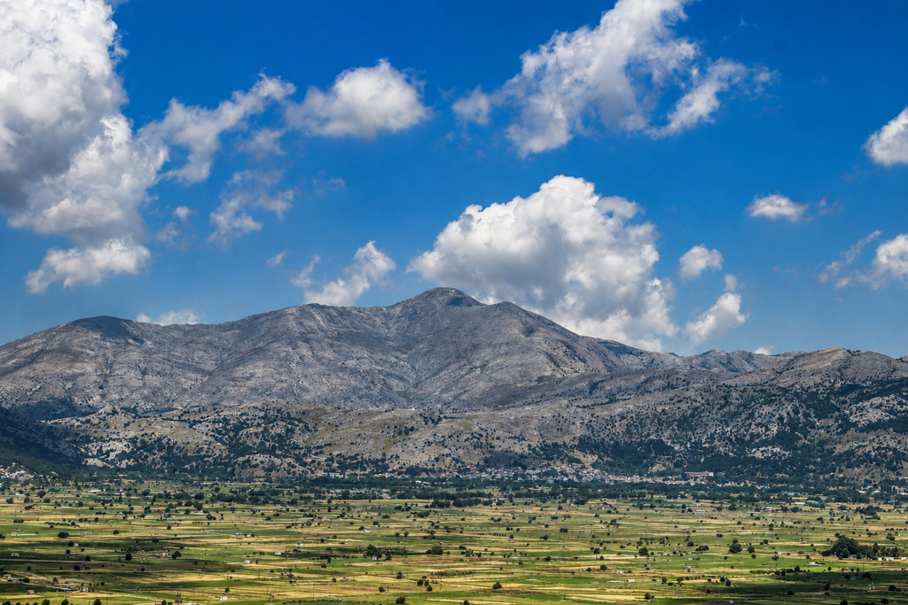 Auf Kreta gibt es viele Gebirgszüge und Hochebenen
