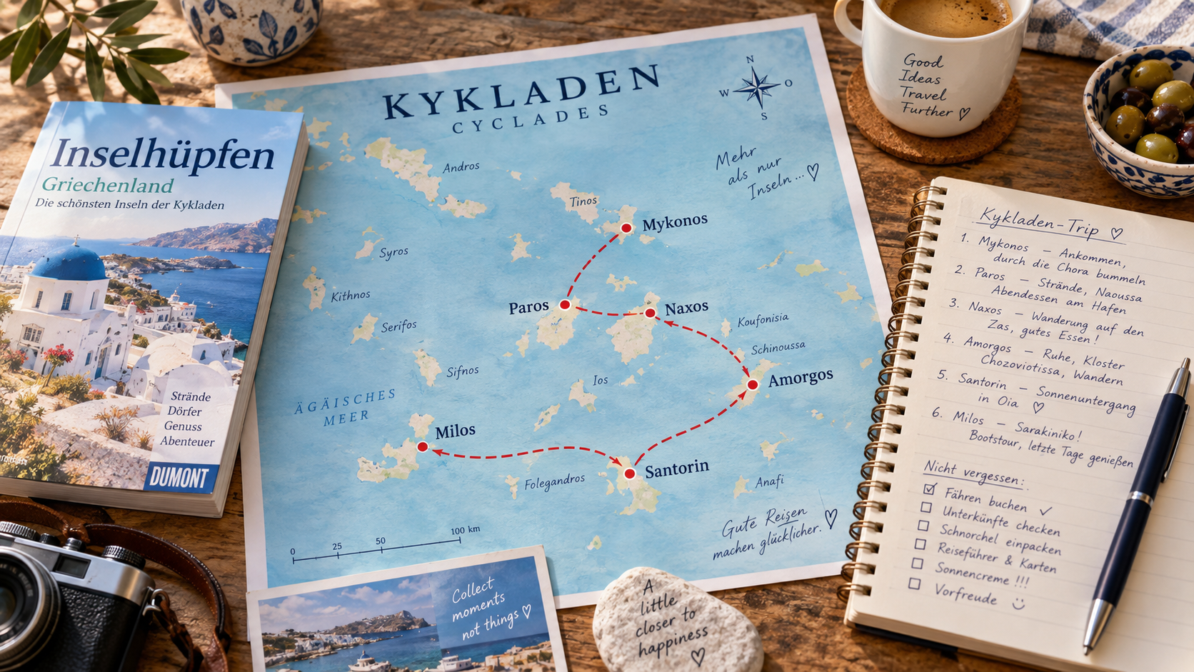 Die Route will geplant sein