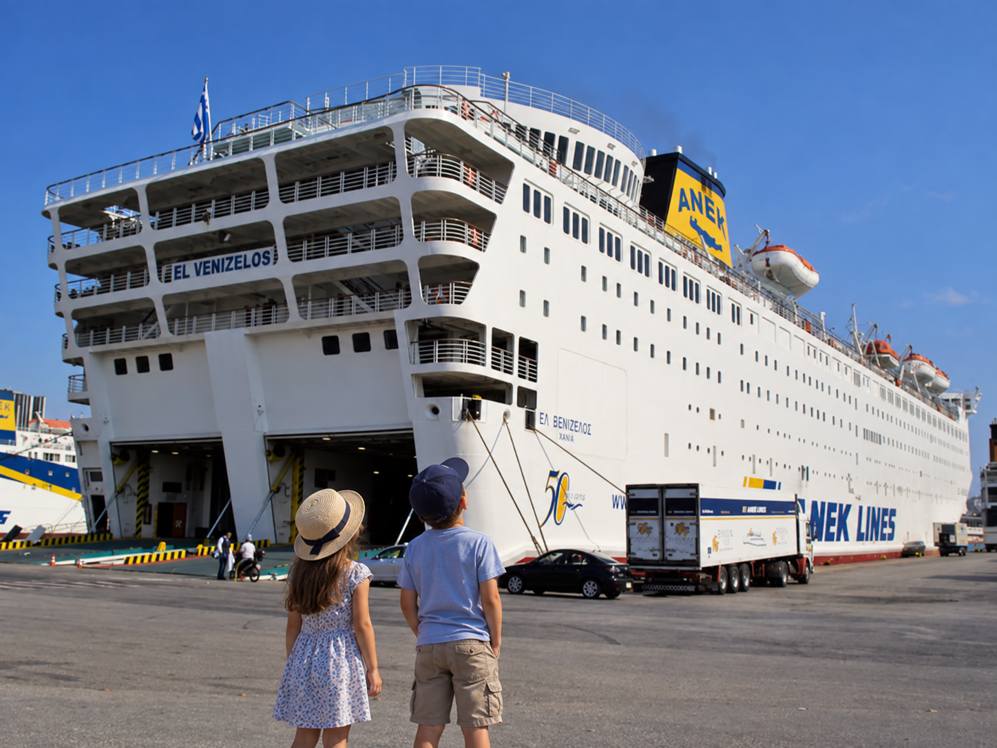 Für Kinder kann ein Hafen zum Abenteuer werden
