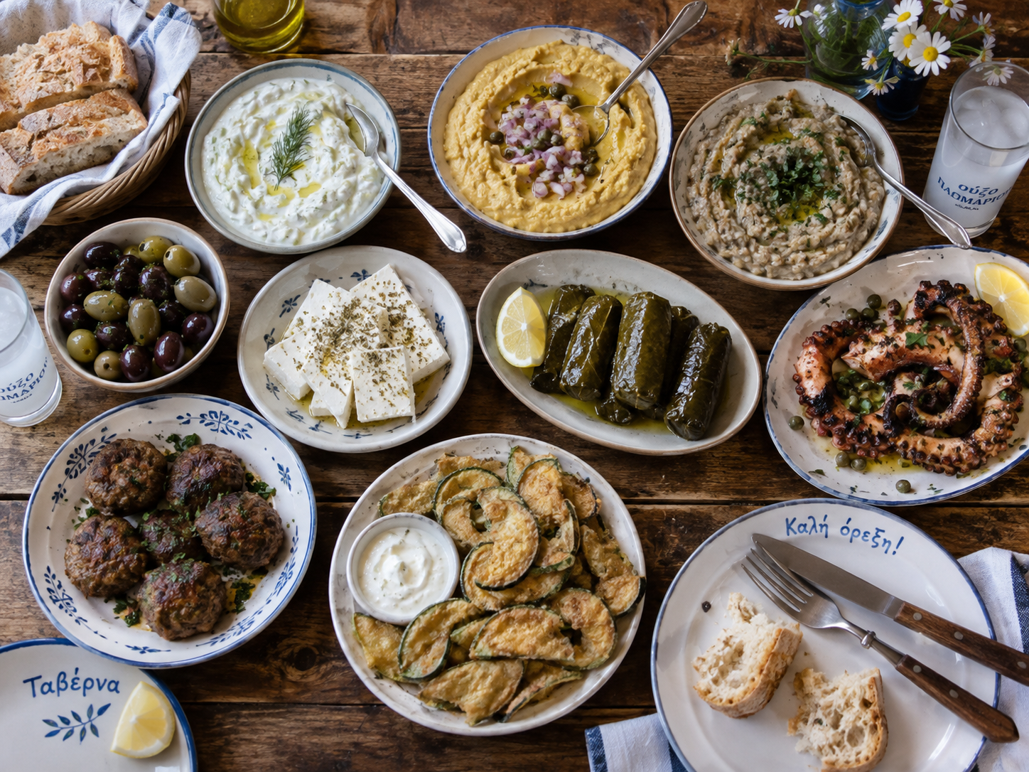 Griechische Köstlichkeiten gibt es genügend