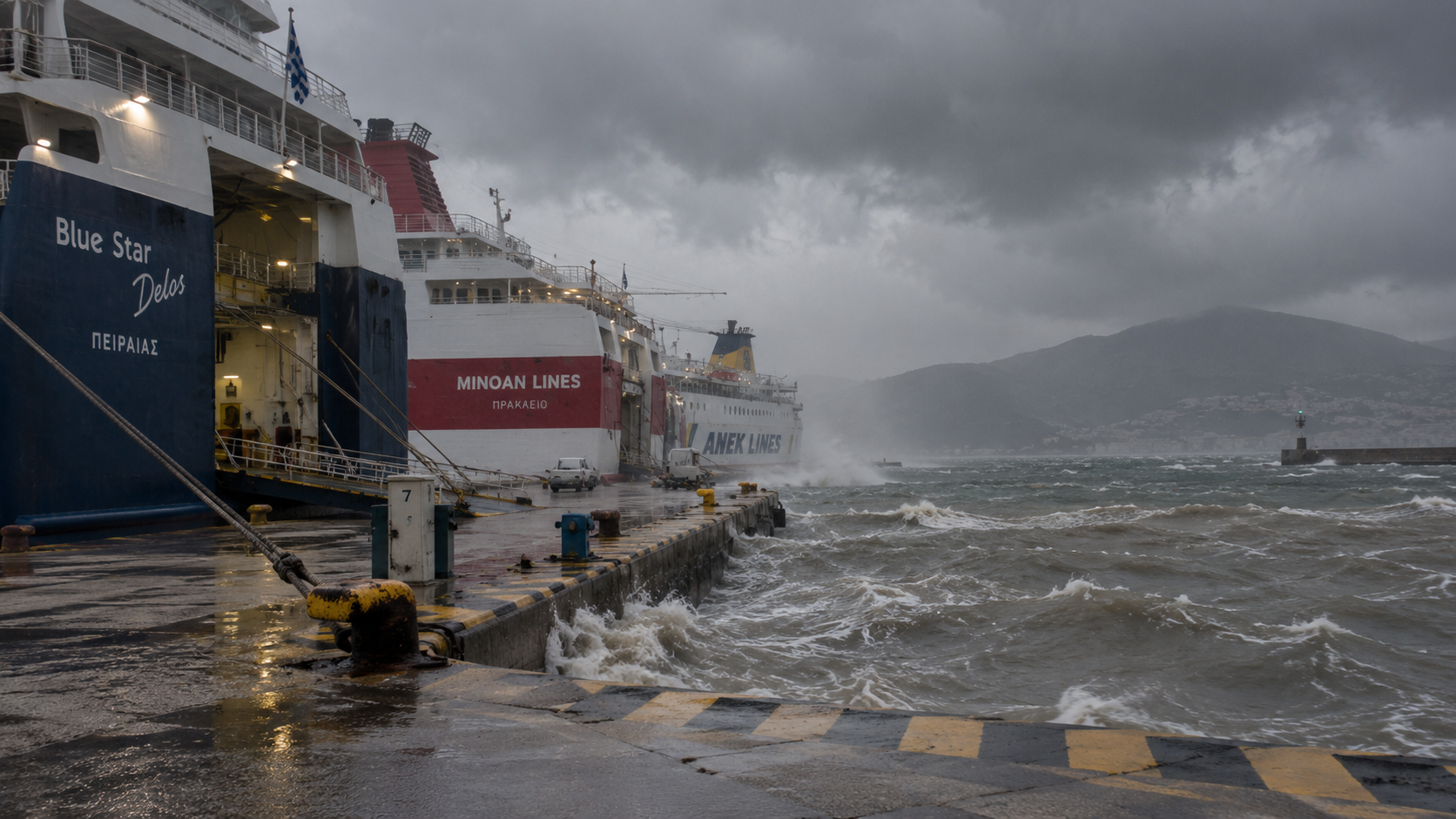Schlechtes Wetter kann Fährverbindungen unterbrechen