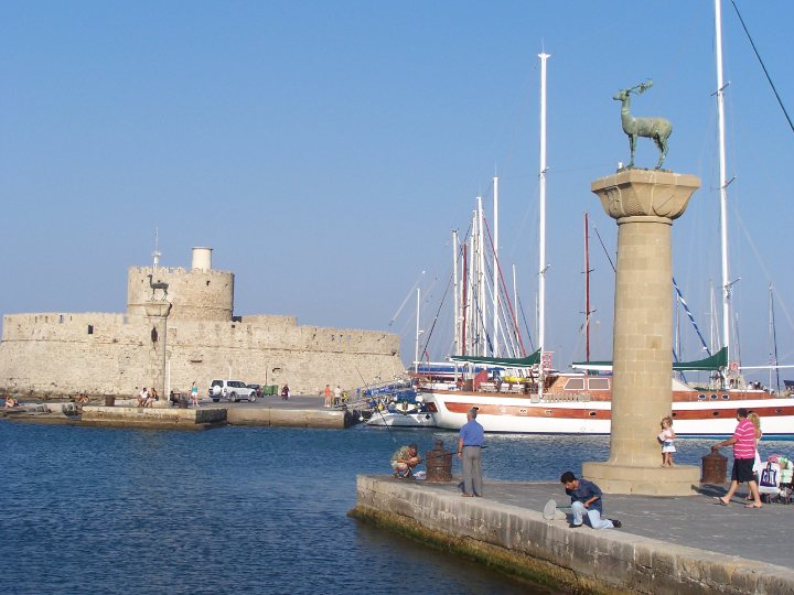 Hafeneinfahrt von Rhodos