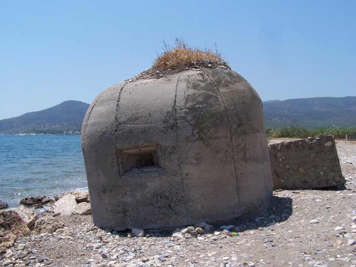 Bunker am Strand