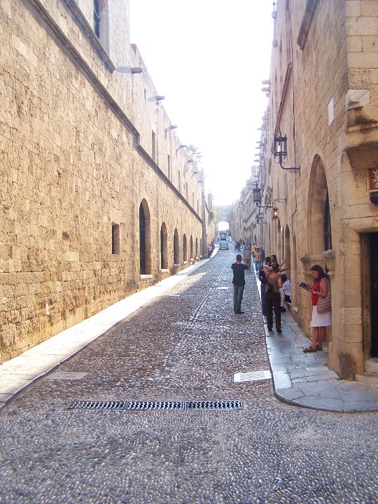 Die Ritterstraße in Rhodos Stadt
