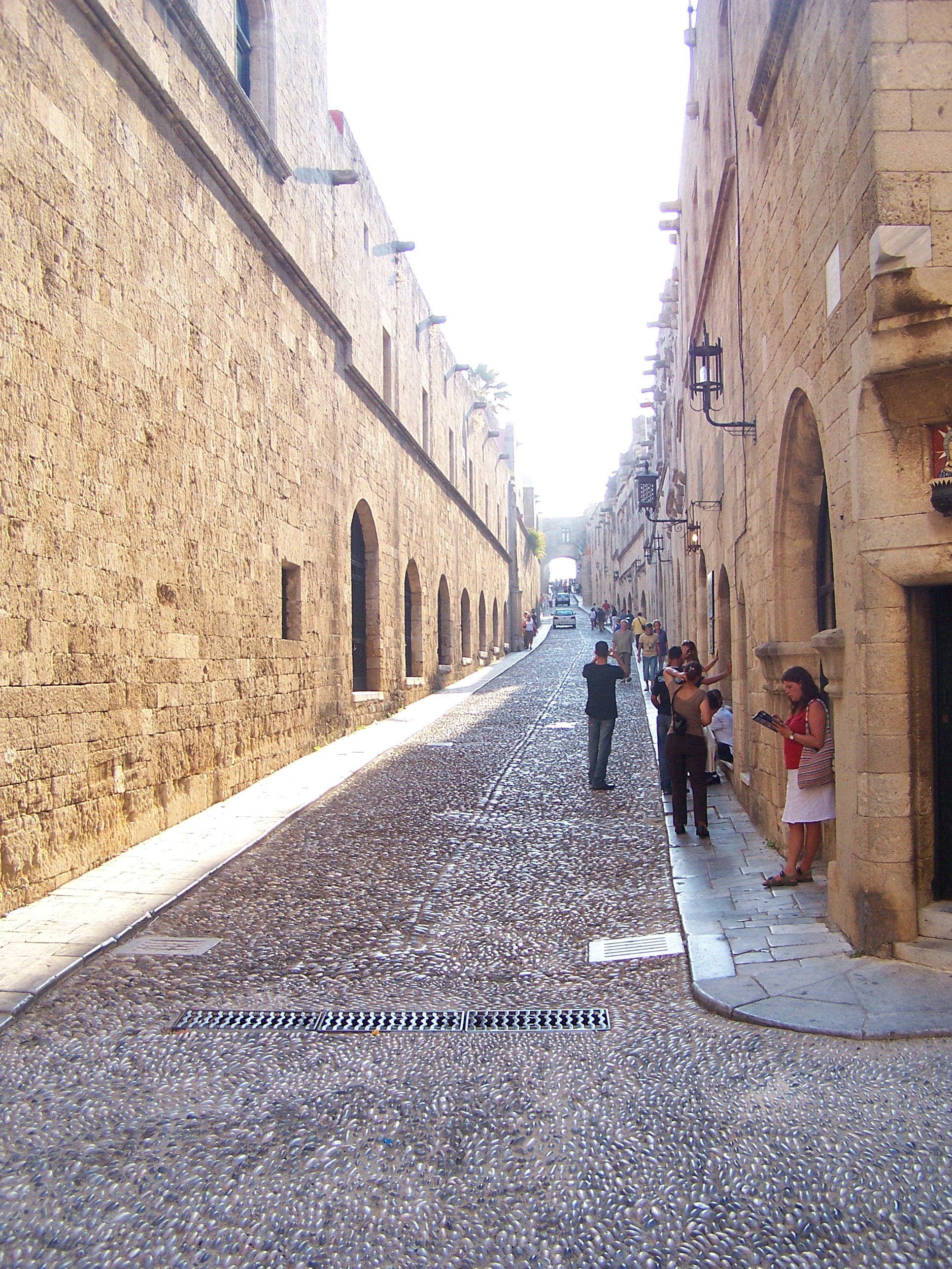 Die Ritterstraße in Rhodos Stadt
