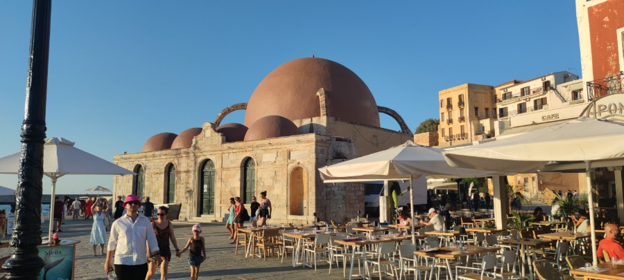 Moschee am Hafen von Chania